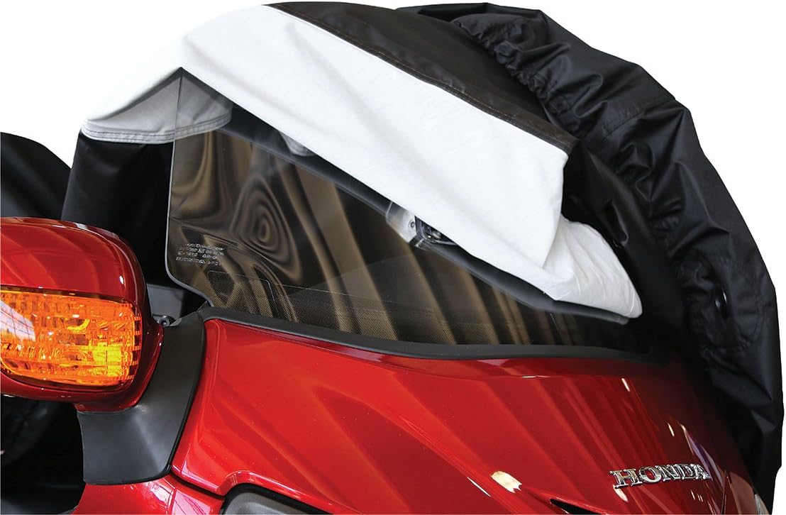 Nelson Rigg USA Defender Extreme Motorcycle Cover; Waterproof; Outdoor All Weather; Fade Resistant; Ventilated; Reflective; Lock Grommets; Storage Bag (XX-Large)