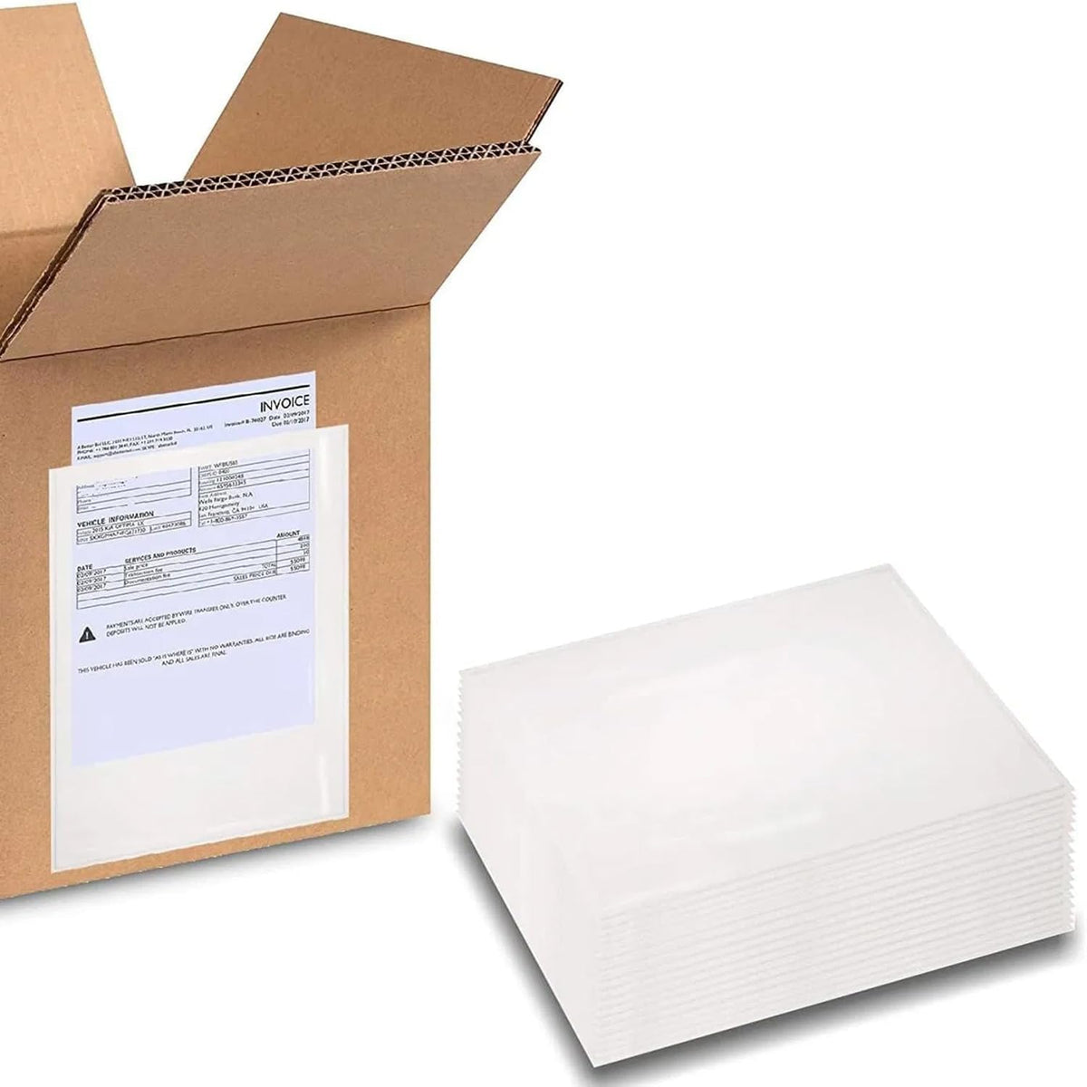 psbm 1000 pcs 7 x 10 inch clear, main product view