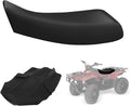 Leather Seat Cover Replacement for Arctic Cat 4X4 2X4 1996-2005 250 300 400 454 500 Bearcat TRV 342 ATV Seat Accessories Black