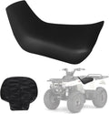 Seat Cover Replacement for 1988-2011 Kawasaki Bayou 220 250, Heavy Duty Leather ATV Seat Cover Replacement, Black