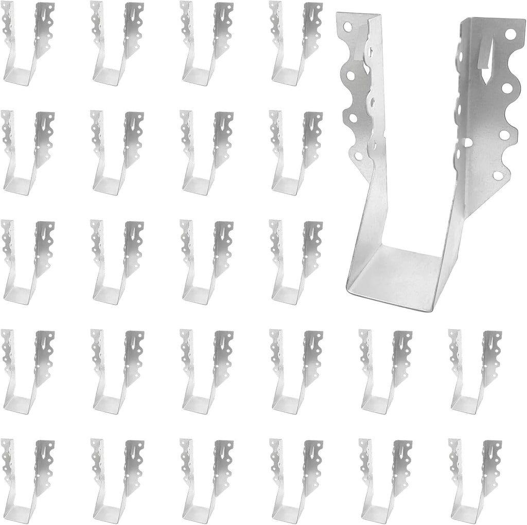 2x6 joist hangers 25pcs 18gauge rafter bracket double, main product view