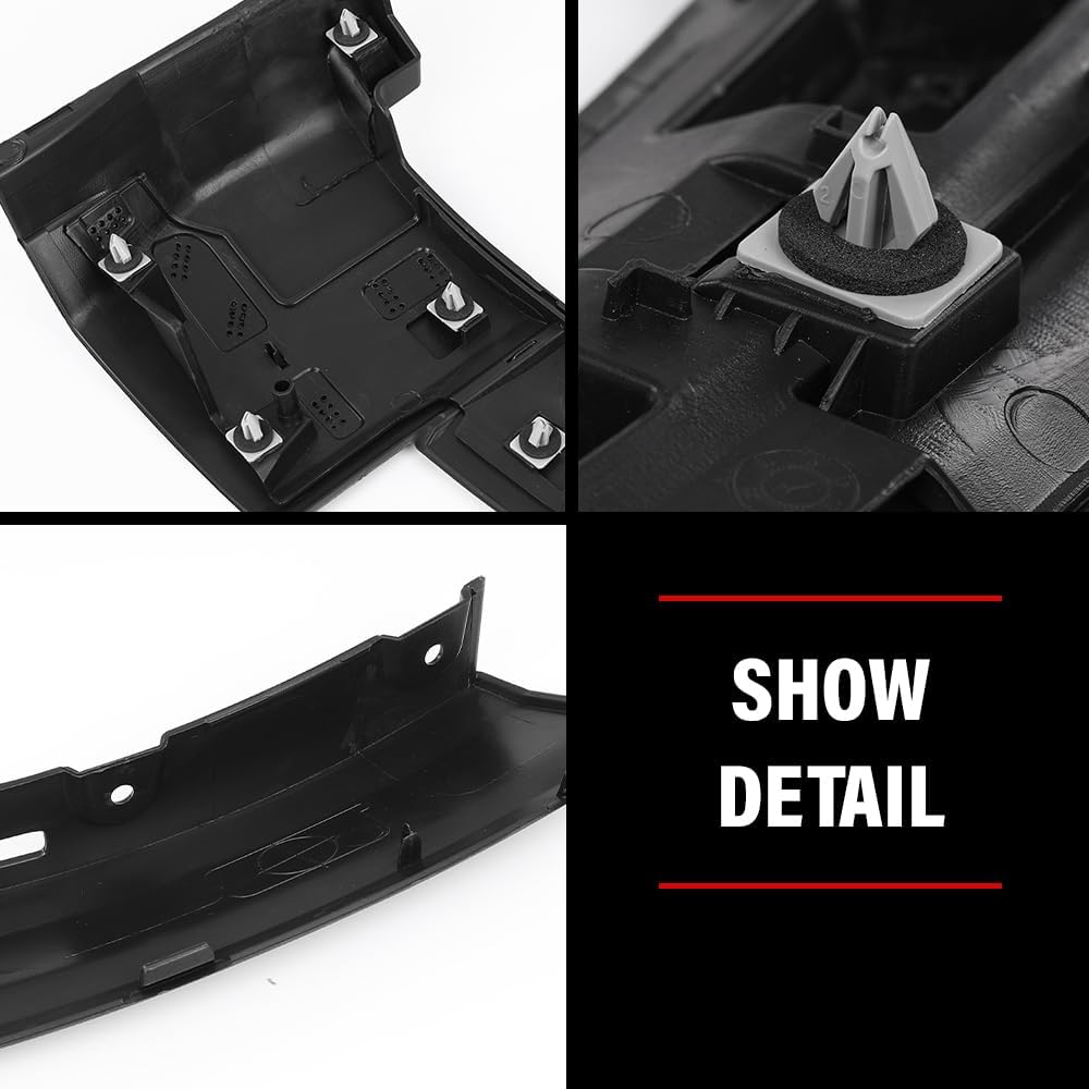 ANDPLAY Front Left & Right Fender Flares Compatible with Ford Explorer/Police Interceptor Utility Base 2020-2024 LB5Z16038AC, LB5Z16038AA, FO1291139, LB5Z16039AC, LB5Z16039AA, FO1290139 Black