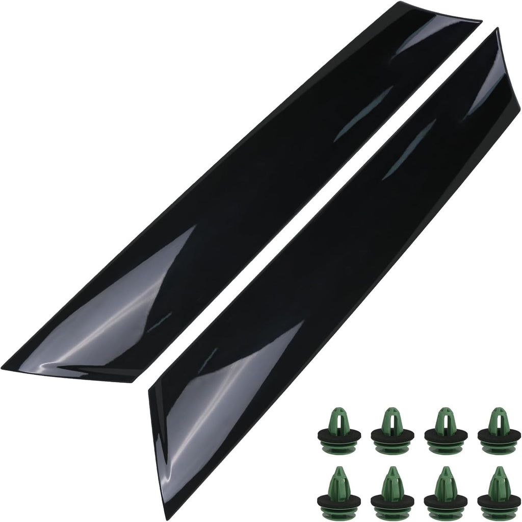 APPERFiT Windshield Post Trim A Pillar Molding Cover Compatible with Mini Cooper R55 R56 R57 2007-2015 Windshield Side Molding Replaces 51137272583 51137272584