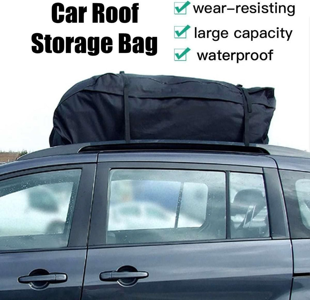 Car Cargo Roof Bag 600D Waterproof Luggage Travel Basket Top Rack Universal