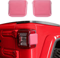 for Jeep JL Tail Lights Cover Side Trim Fit for Jeep Wrangler JL JLU 2018-Present Pink Exterior Accessories 2pcs