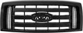 Bewild Front Bumper Grille Assembly Compatible with 2009-2014 Ford F-150 F150 XLT, Housing and Insert Grille Assembly Guards Replacement 9L3Z8200D FO1200511 (Black)