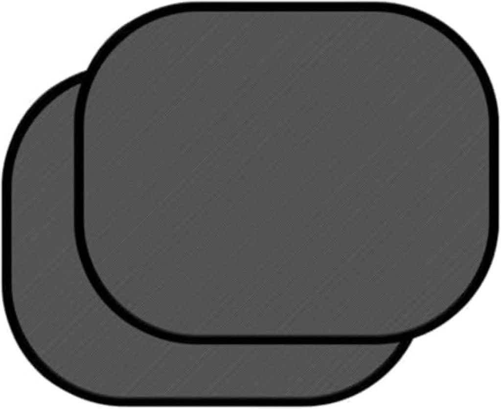 2 Pack Car Window Sun Shades, Foldable Mesh Side Window Shades, UV & Heat Blocking Car Curtains for Privacy Protection, Fits Most Cars, SUVs & Sedans