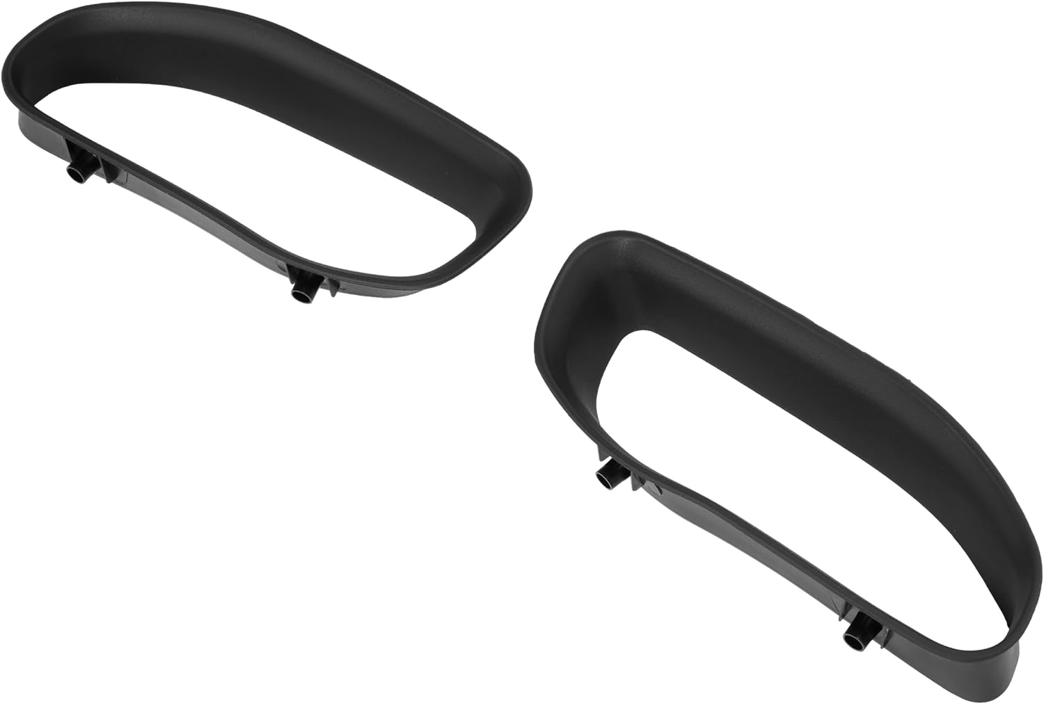 ALMULOO Tow Hook Bezel Kit Compatible with 2019-2024 Ram 1500 DT Front Bumper Tow Hook Cover Replacement for 68274701AA, 68274701AB Left & Right Side