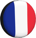 French Flag Print Universal Spare Tire Cover for RV, Jeep | Wheel Protector Fits Rv, Trailer, Jeep, Shield Tires From Sun, Dirt And Rain For Outdoor Storage
