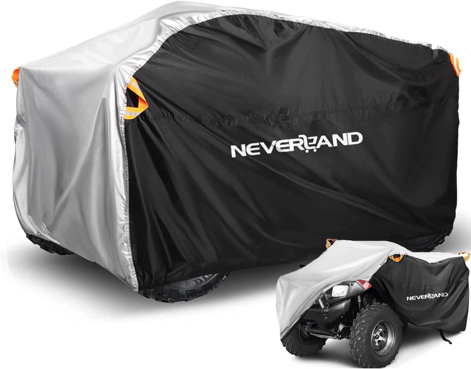 NEVERLAND ATV Cover Waterproof Heavy Duty XXXL Universal Quad Cover Outdoor Storage Cover 4 Wheeler Rain Cover All Weather for Polaris Sportsman Yamaha Honda Kawasaki Quad Bike