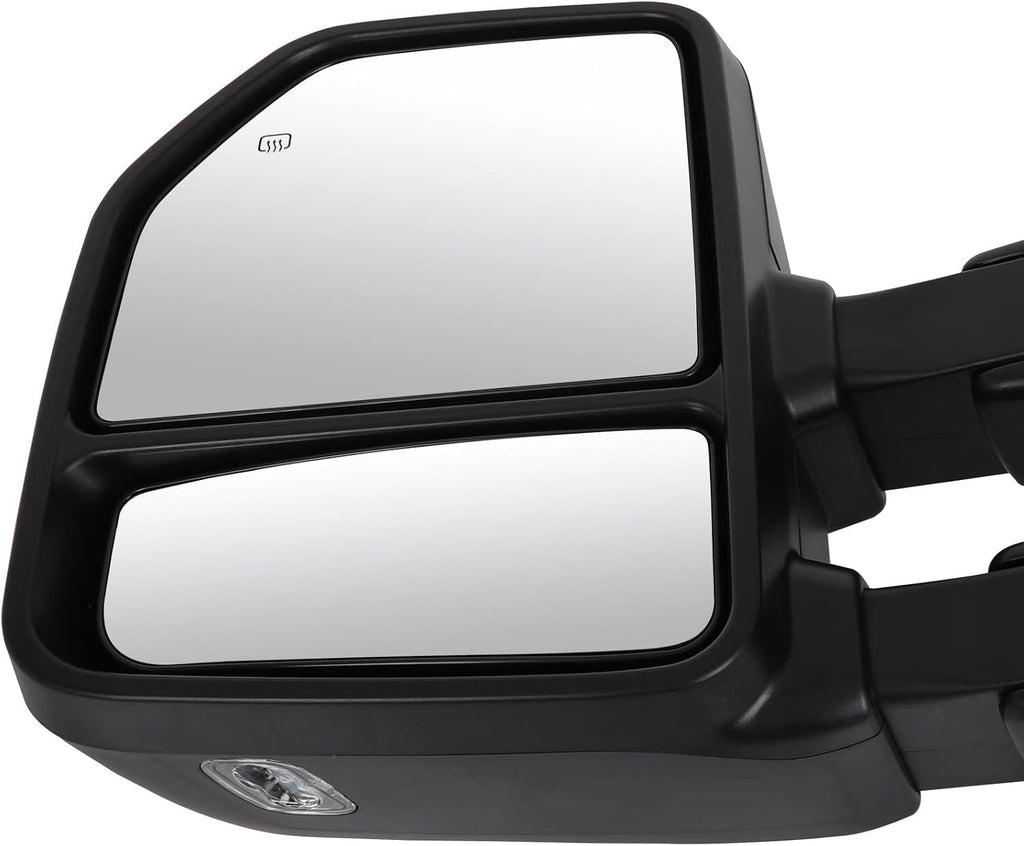 A Pair Heated Towing Mirrors Fits 2004-2014 for Ford for F150 Pickup, Power Adjusted View Mirror