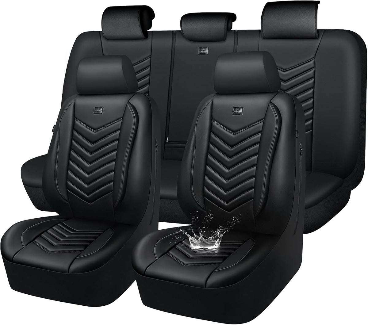 car pass 3d foam faux leather seat covers, main product view
