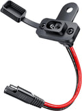 EXTRACTME Motorcycle Battery Charger Bracket, Charging Port Mount Fit for Harley Road Glide FLTRX & Street Glide FLHX 2024-2025 & Road Glide ST, SAE Charging Port Mount with Cable Holder