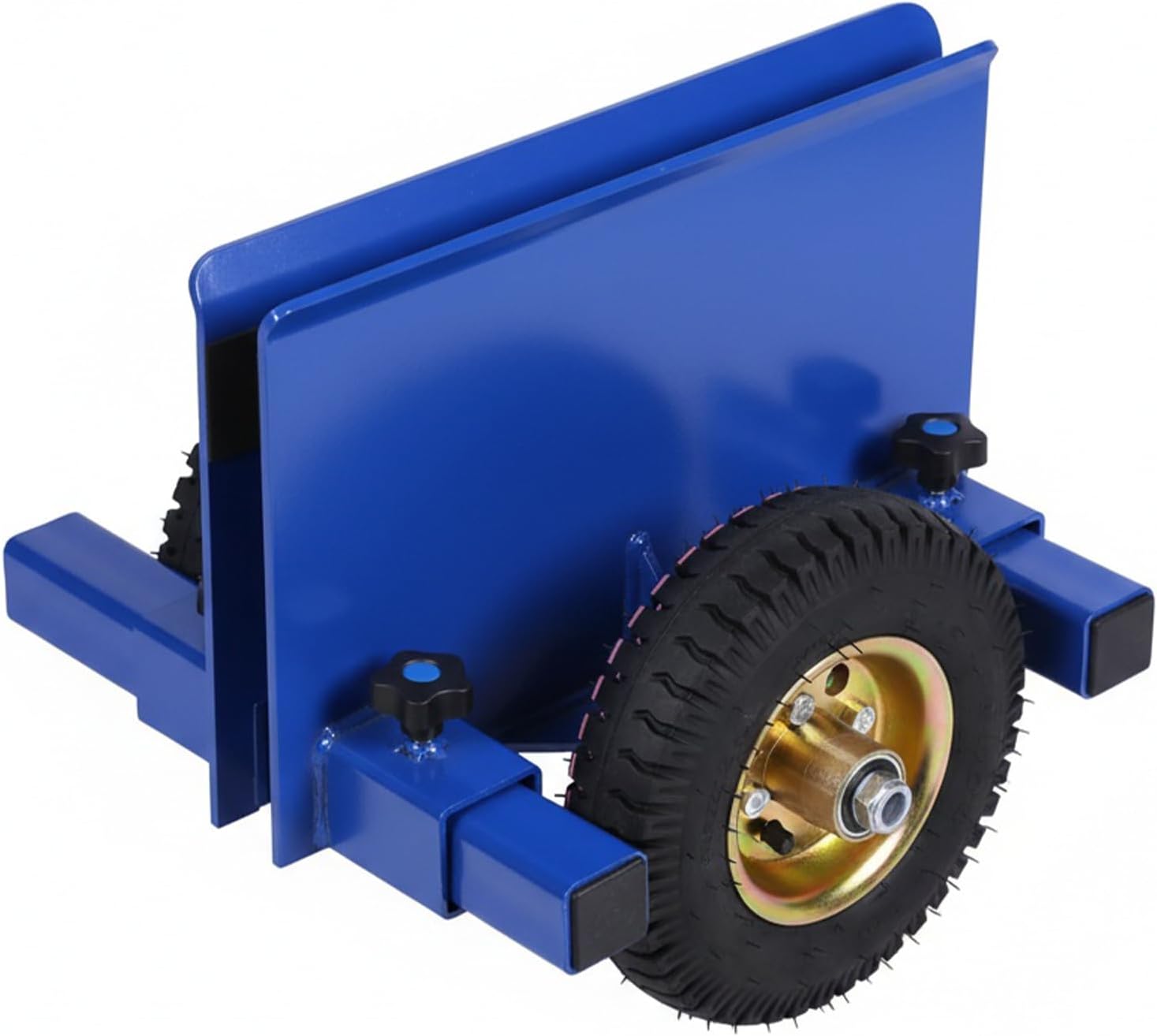 Heavy Duty Panel Dolly 550 lbs Capacity with Pneumatic Wheels | Heavy duty construction, reinforced load-bearing pneumatic wheels, adjustable clamp for drywall, plywood, doors, indoor &