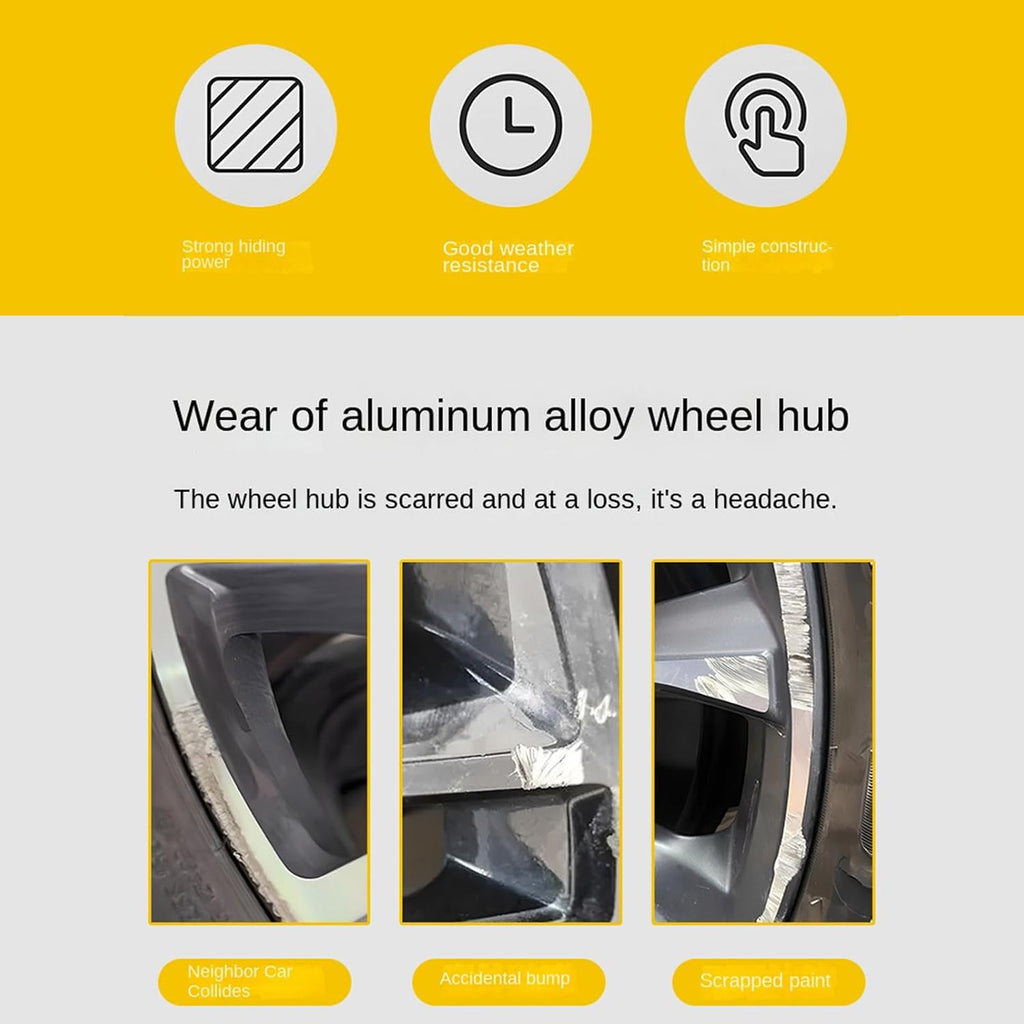 Tire Rim Cleaner | 80g Repair Polish | Rim Renewal Paste - for Car Truck Rv Motorcycle Vehicles Auto Detailing Workshop Garage Aluminum Chrome Stainless Steel Restores Shine All Metals