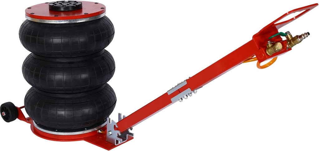 5T Triple Bag Air Jack 11000lbs Pneumatic Jack 3s Fast Lift Up 16in Airbag Jack