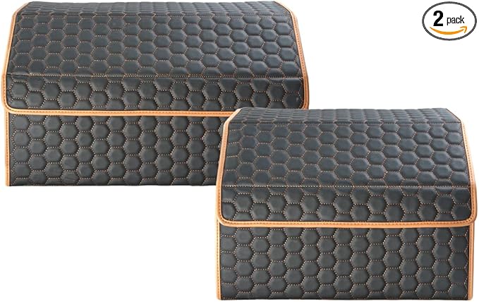 Car Organizers Set SUV Sedan Truck – Foldable Storage Boxes by OwleysCarAccessories