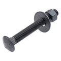 1/2 in. x 3-1/2 in. black carriage bolt, main product view