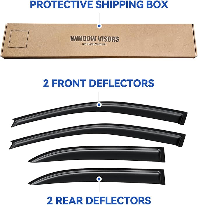 Window Visors Rain Guards Shield - Image 5