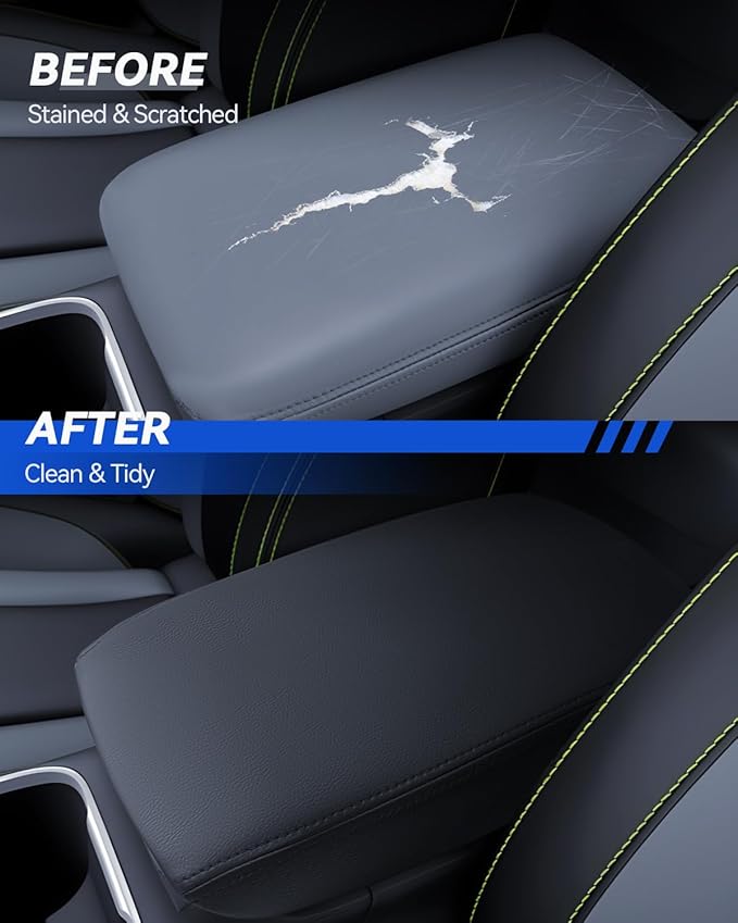 Armrest Cover for Hyundai Tucson 2025 Accessories Center Console Middle Lid Pad - Image 3