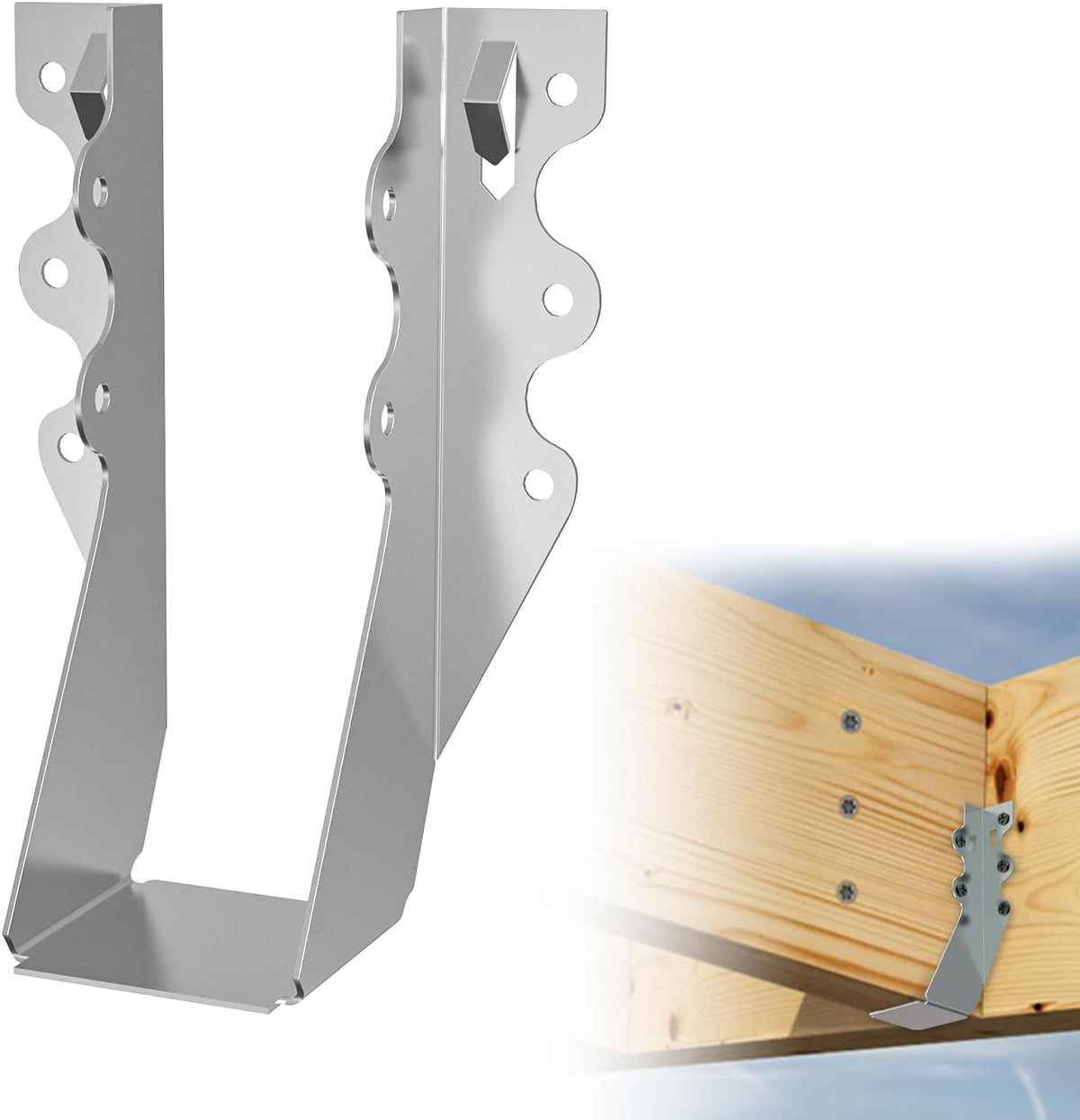 2x6 joist hanger,lu26 18 gauge double shear face, main product view
