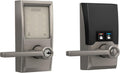 schlage encode smart wifi lock, lever handle, camelot, main product view
