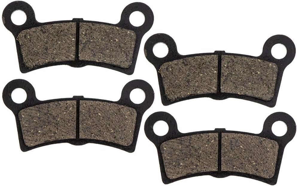 Brake Pad Set Compatible With Tri Ultra Street Trike 41854 08 83911 09B Complete Organic(ORGANIC)