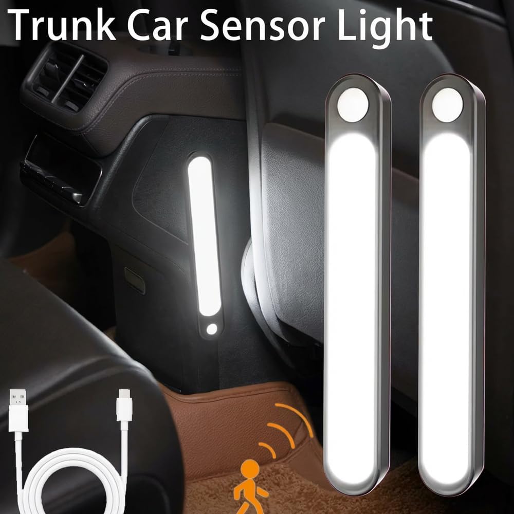Car Trunk LED Light for Subaru Outback BT BS BR BP BH 5/4/3/2.Gen 2004-2020 2021 2022 2023 2024 2025, with Automatic Sensor, Bright Interior Lighting for Trunk and Car Interior, 2PCS Car Lights