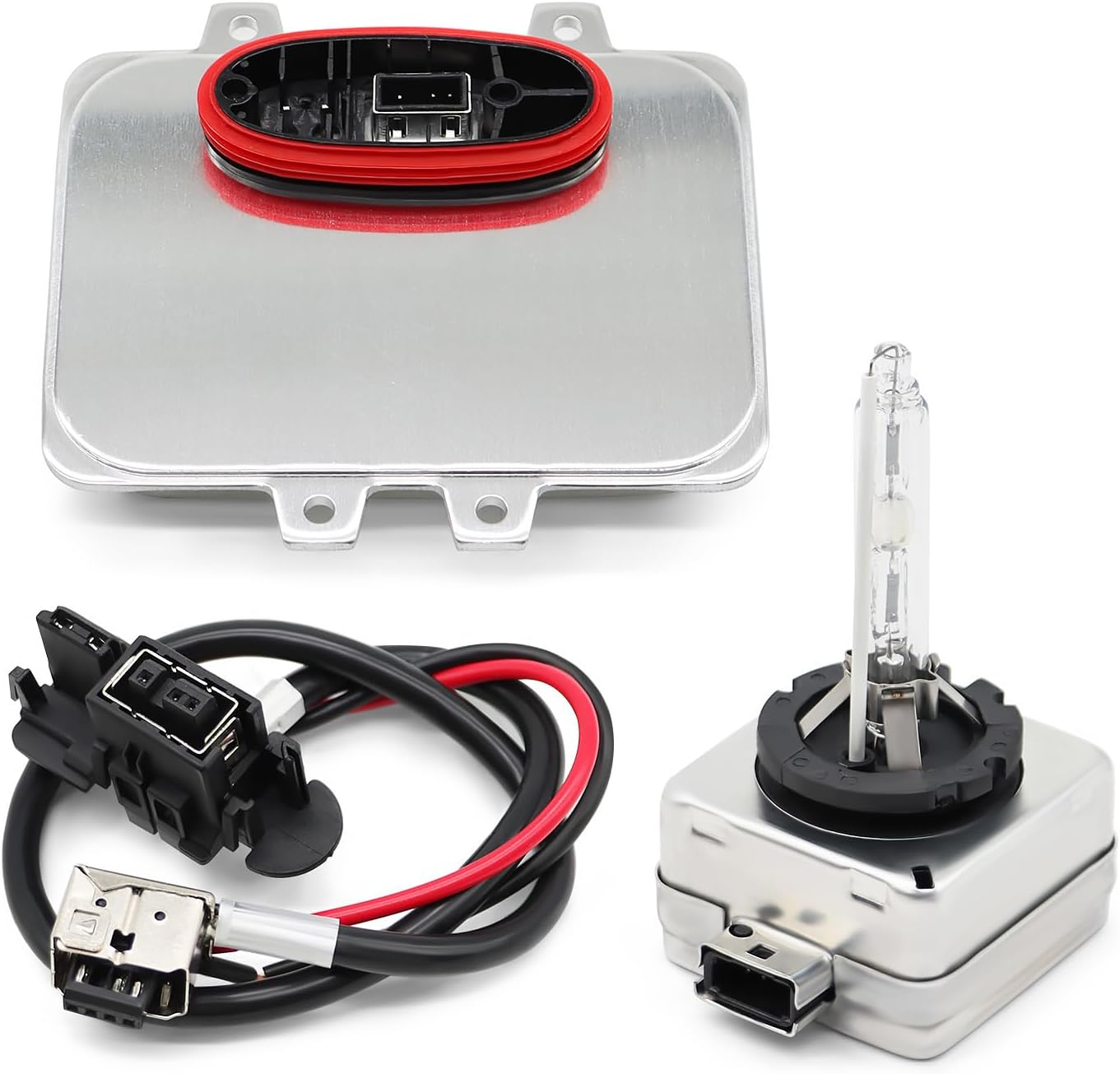 Xenon Headlight Ballast Control Unit Module w/Bulb Igniter 5DV 009 000-00 Compatible with Escalade 2007-2014