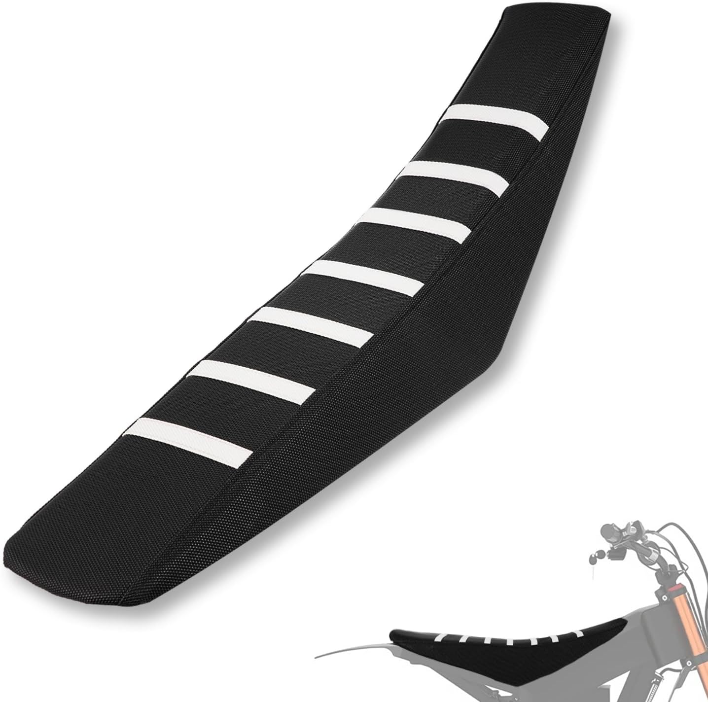 Seat Cover for Tutti Soleil 01,PVC Non-Slip Dirt Bike Cushion Cover for Tuttio Soleil01 Electric Bike Off Road-Black