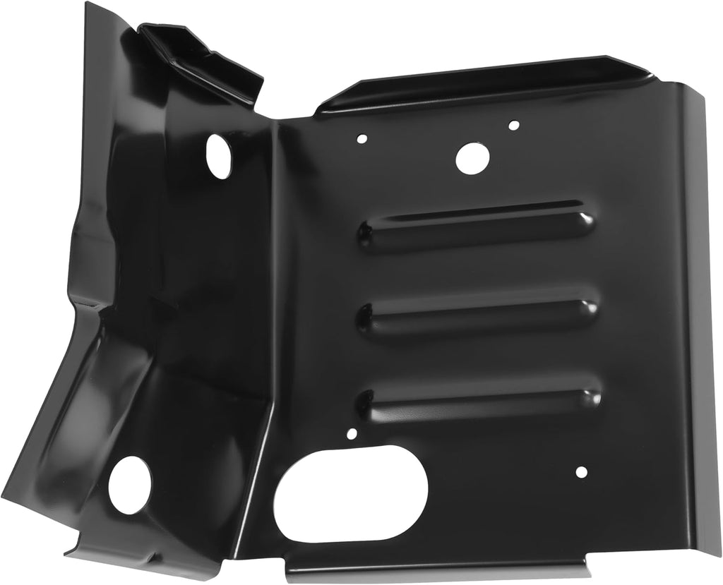 KUAFU Front Passenger Side Cab Floor Pan Support Mounts Compatible with 1980-1998 Ford F100 F150 F250 F350 Super Duty Pickup Ford Bronco Right Black Electrophoresis Steel