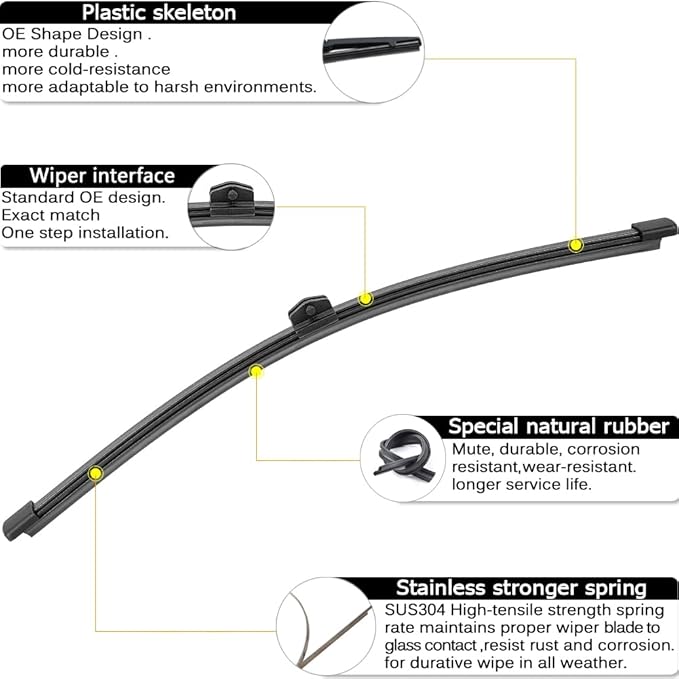 AUTOBOO 24"+20" Windshield Wipers - Image 2