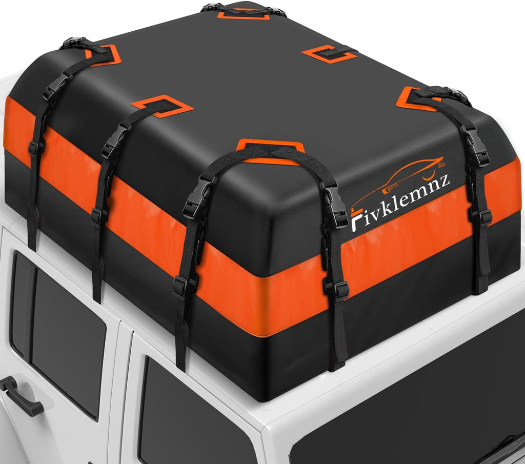 FIVKLEMNZ 30 Cubic Car Rooftop Cargo Carrier Roof Bag Waterproof
