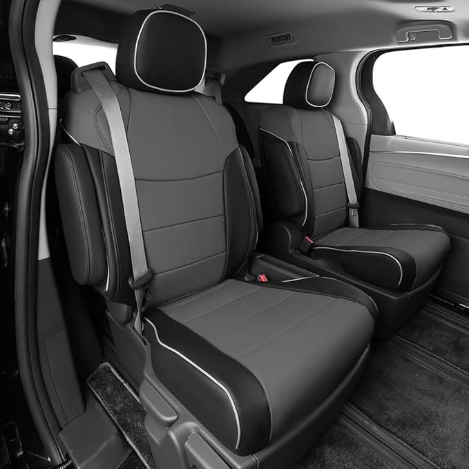 EKR Sienna Seat Covers for 2011-2020 Toyota Sienna LE, XLE Premium 2nd Row - Image 5