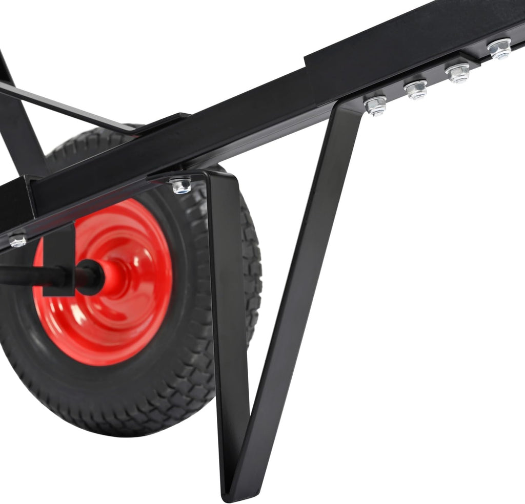 Geelife Trailer Dolly with 2 Inch Ball 600 Lbs Capacity for Moving Car Rv Boat Trailer, Great for Camping - Black - Iron - Versatile Compatibility - Camping