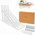 heavy duty floating shelf brackets 18 inch, 4, main product view