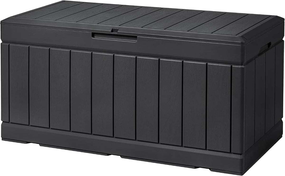 devoko 85 gallon deck box lockable resin outdoor, main product view