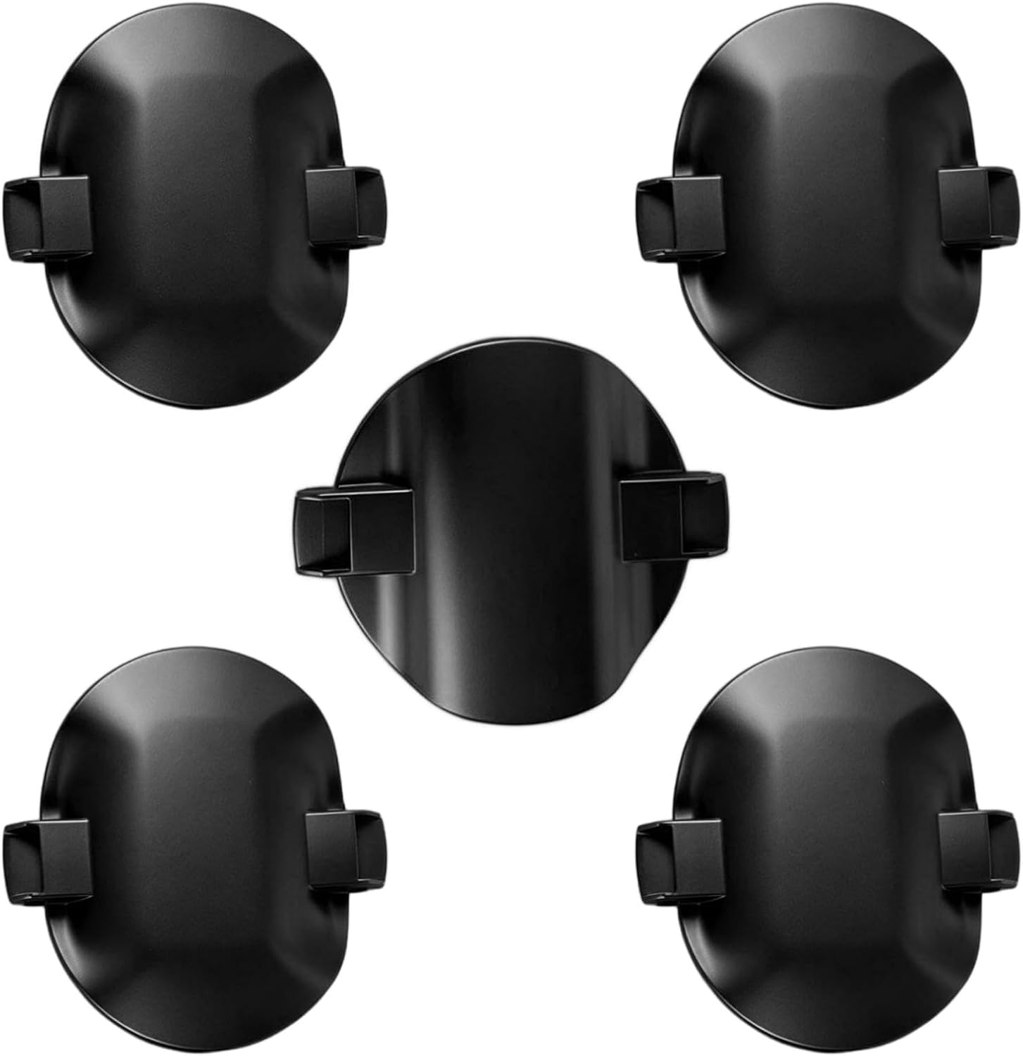 5PCS Platform Hitch 5th Wheel Mount Covers, Hitch Hole Bed Puck Cover, OEM #84756187 84756188, Compatible with 2020-2025 GMC Sierra 3500HD 2500HD Chevy Silverado 3500HD 2500HD (Black)