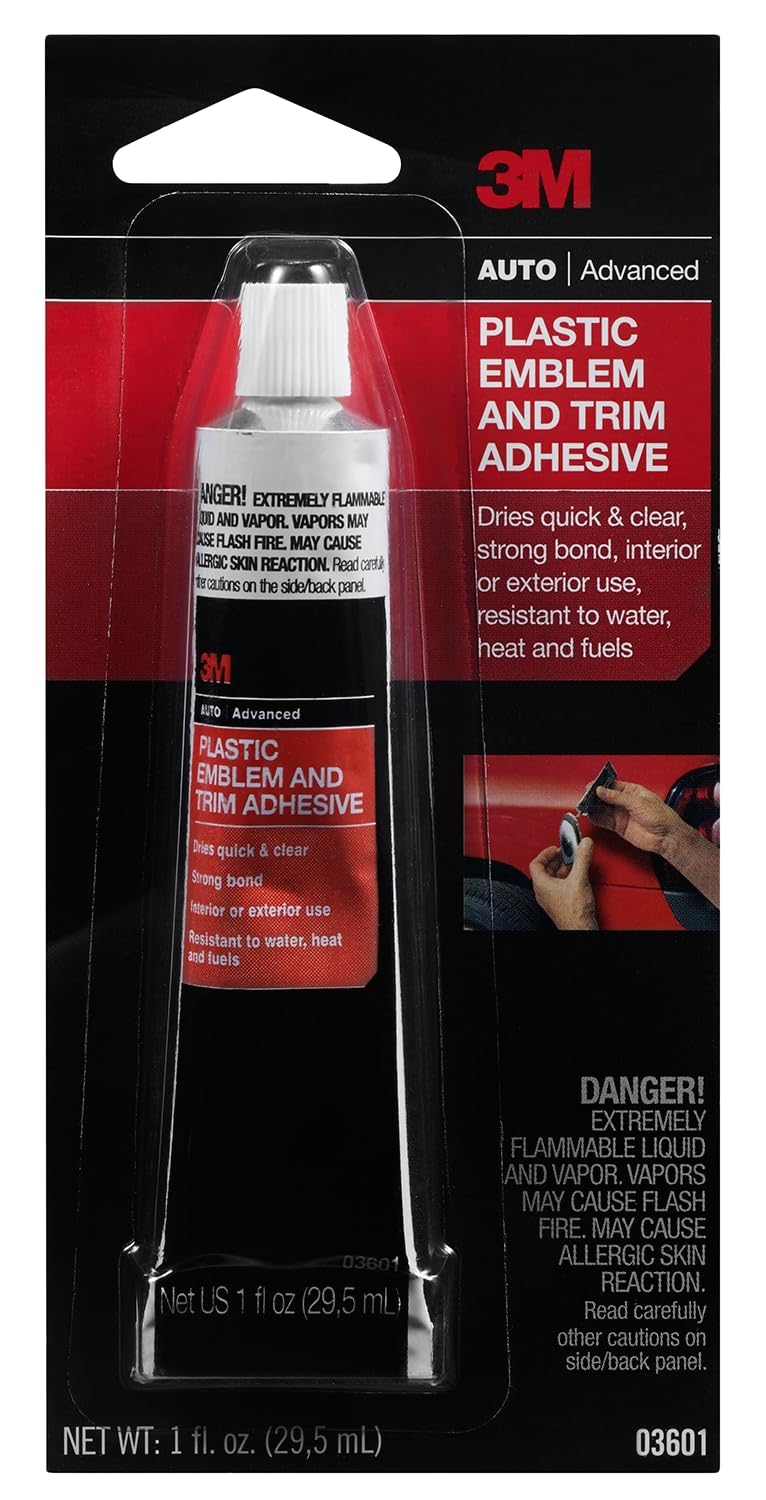 3m plastic emblem & trim adhesive (03601), 1, main product view