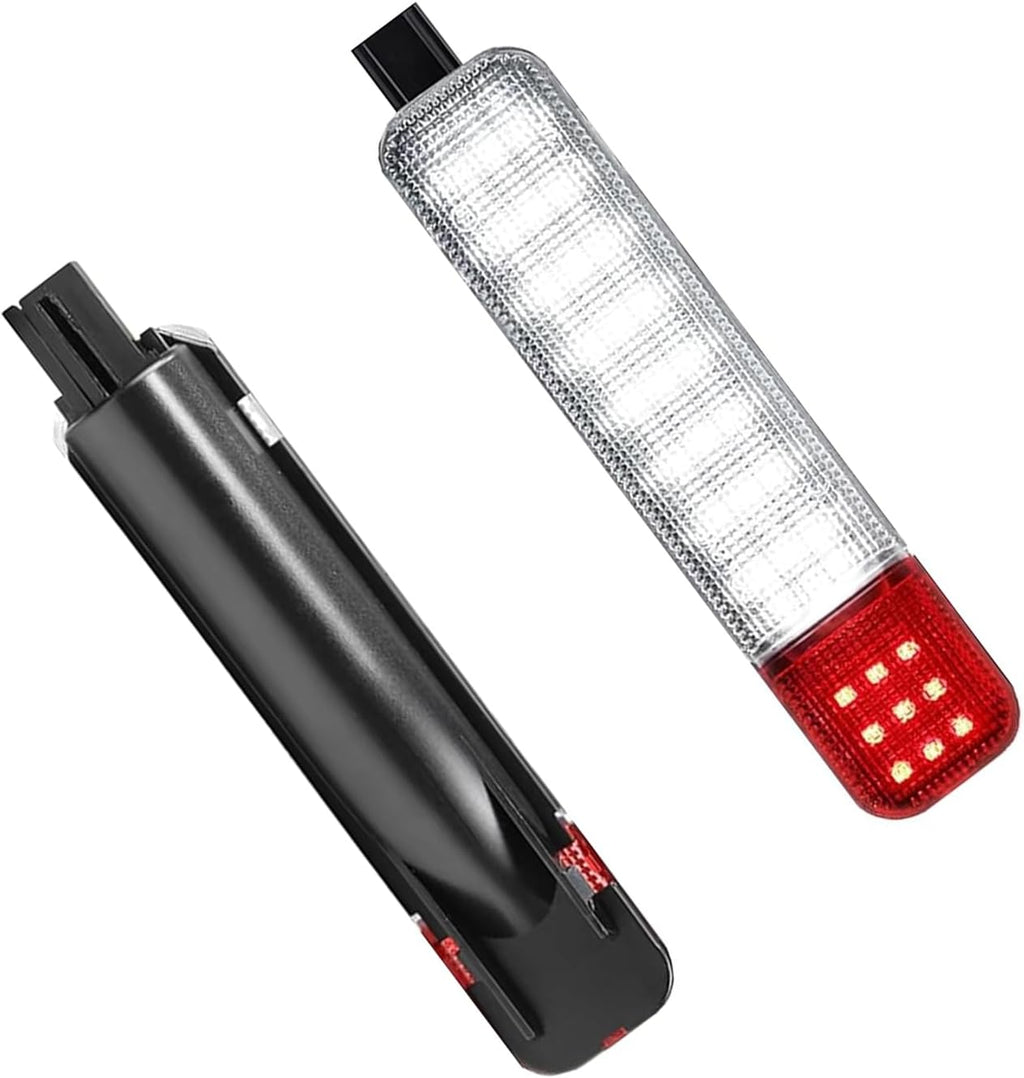 2 PCS Car Door Panel Lights, LED Interior Light, No Delay Safety Warning Reflector Lamp Assembly, Compatible with Saaban Tahoe Avalanche Chevy Silverado Yukon Escalade Hummer (White)