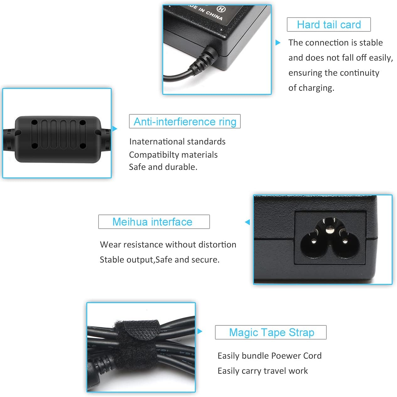 24V Scooter Charger Only Compatible for Razor SX500 MX500 MX650 Mcgrath RSF650 Dirt Bike, Crazy-Carts XL, Dirt Quad 500 ATV DXT Battery Charger with 24V 3-Pin Male XLR Power Supply