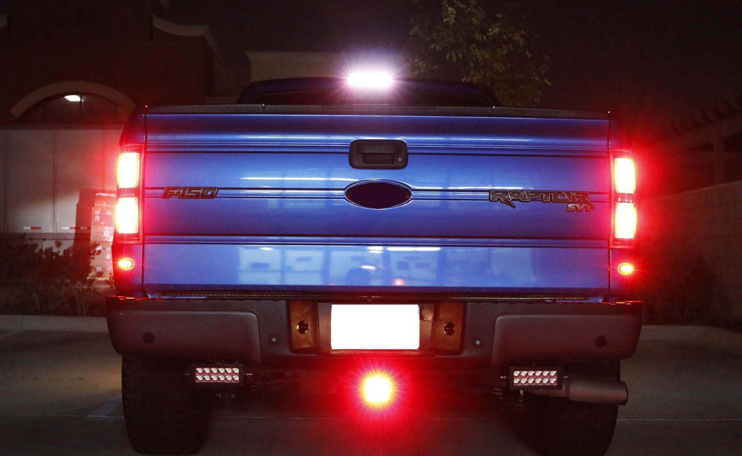 iJDMTOY 35-035-Smoked Dark Smoke Lens Tail/Brake Light Compatible With Truck SUV Trailer Class 3/4/5 2-Inch Towing Hitch Receiver, Powered by 15 Super Bright Red LED Bulbs