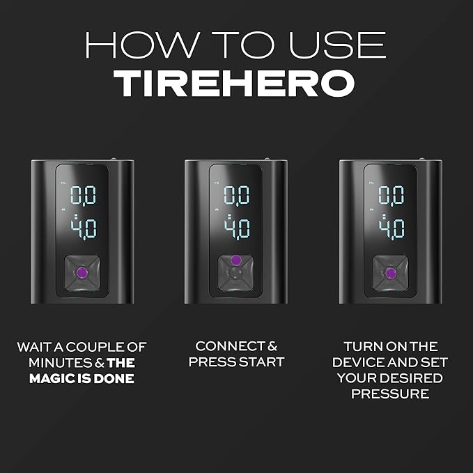 STATIK TireHero Car Tire Inflator Portable Air Compressor - Image 4