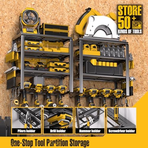 spampur power tool organizer wall mount, package contents