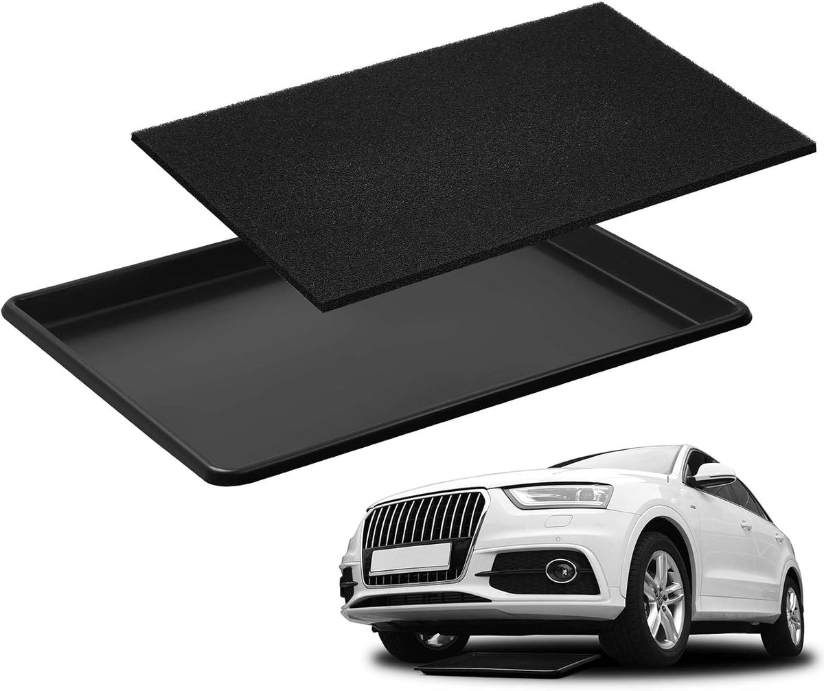 Uiifan 1 Set 27'' x 20''x 1.4'' Oil Drain Drip Pan