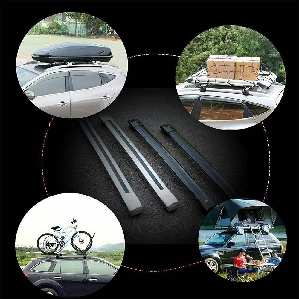 2Pcs Roof Bars Fit for KIA Telluride 2027 X-Line/X-Pro Aluminum Alloy Side Bars Cross Rails Roof Rack Luggage Carrier(Only for X-Line/X-Pro Version)