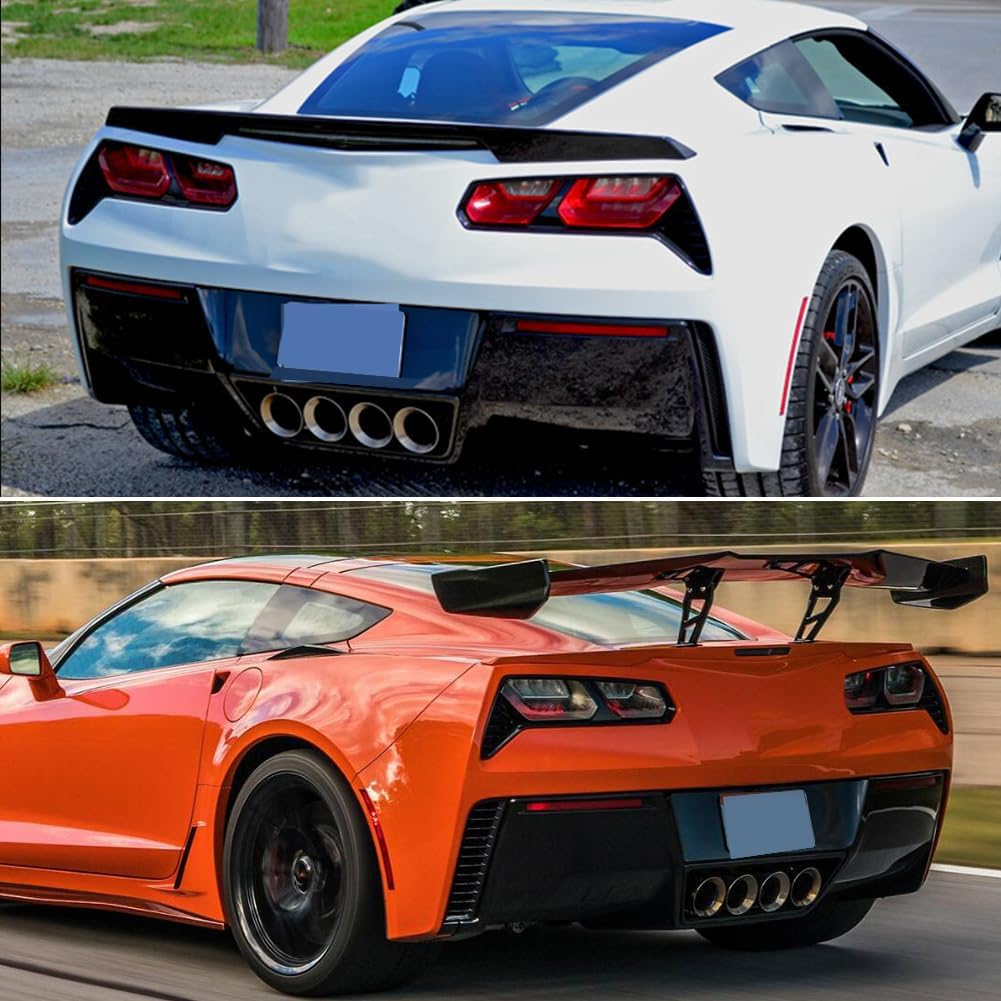 Red Lens For 2014 2015 2016 2017 2018 2019 Chevrolet Chevy Corvette C7 Reflector Tail Light Housings 22813423, 23370176 84031887