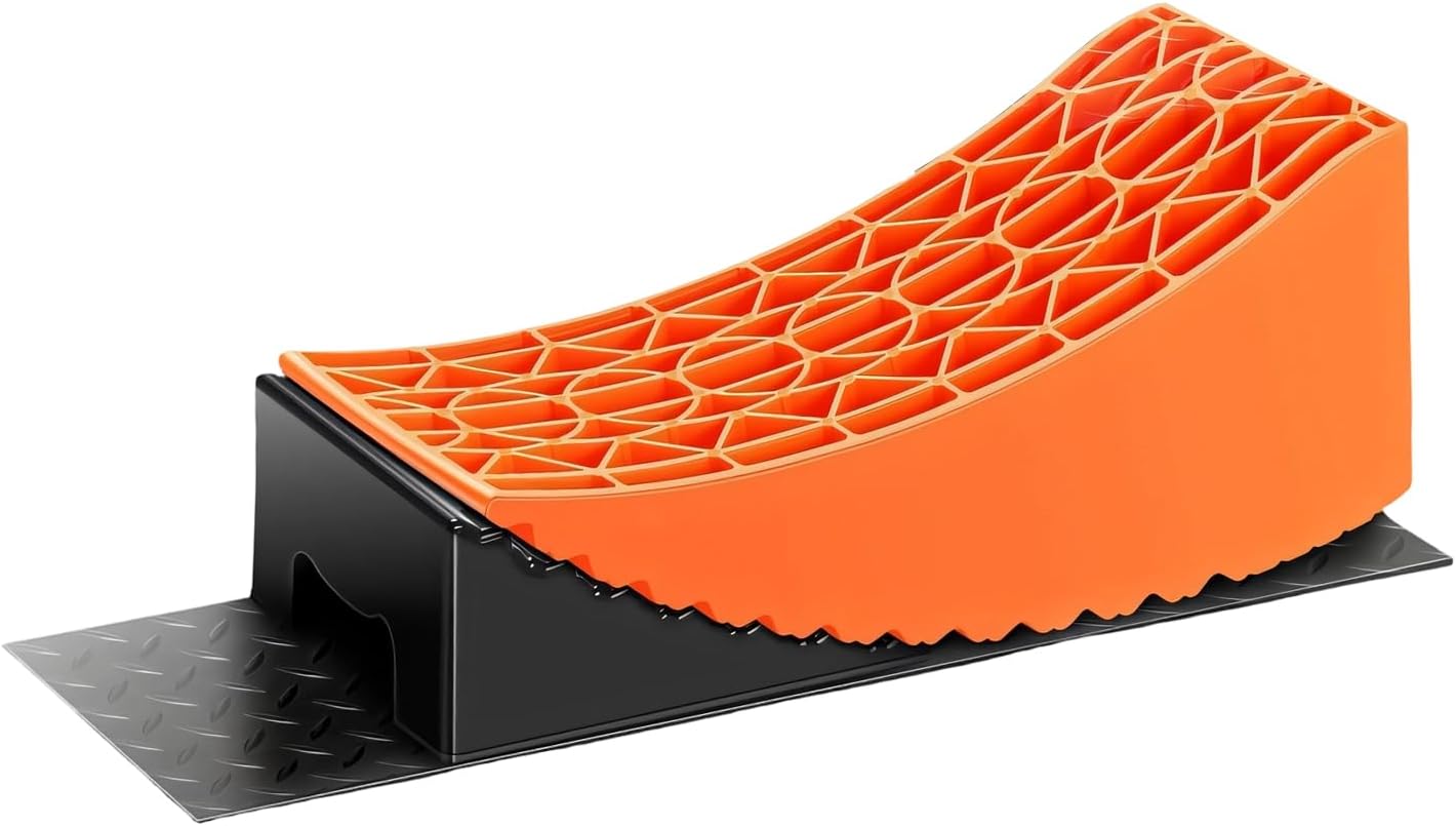 Vehicle Leveling Blocks ABS Wheel Chocks for Stabilization and Anti Slip on Uneven Grounds ABS Leveling Blocks