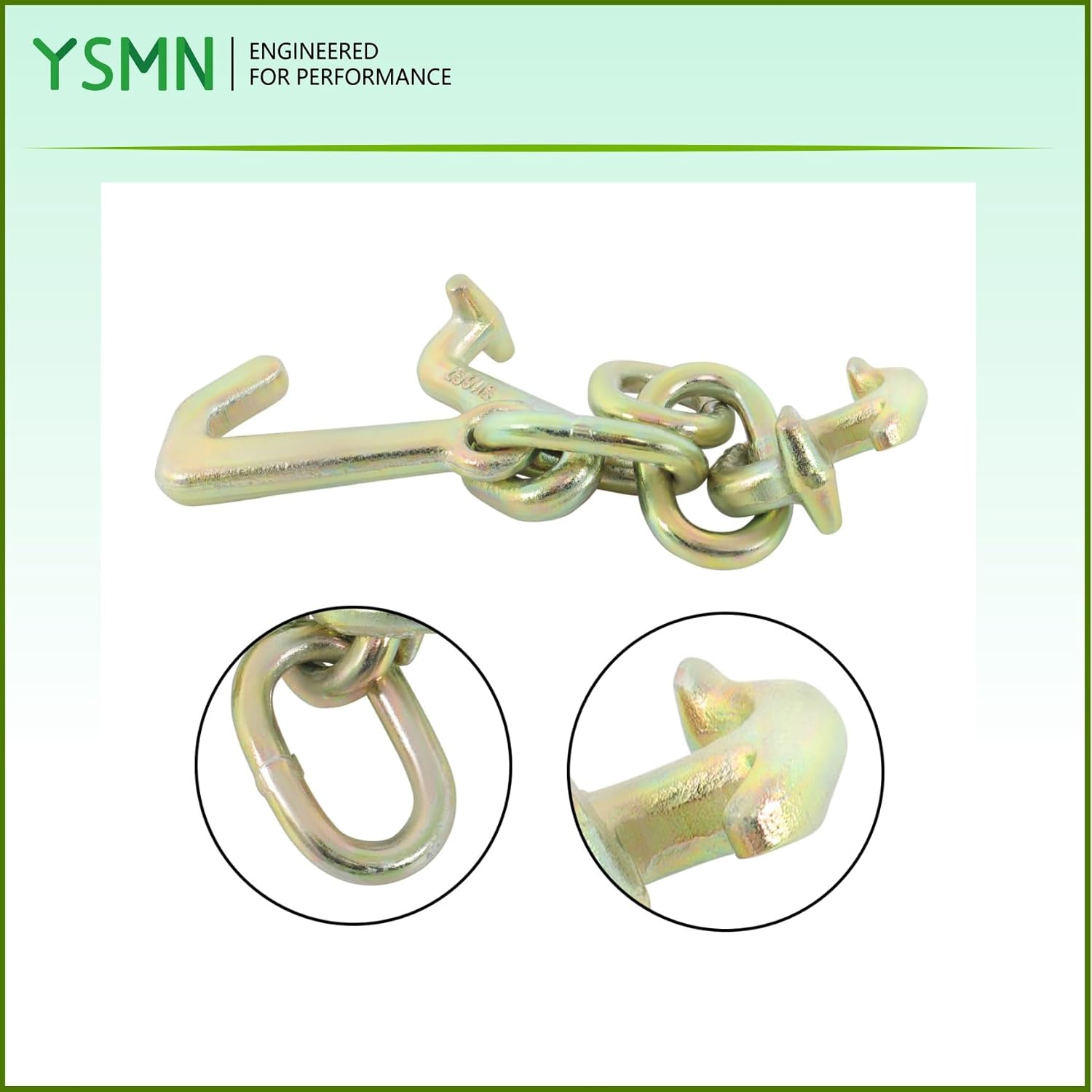 G70 Heavy Duty 4Pcs 5/16 RTJ Cluster Hook Set Replacement for Car Hauler Towing Trucks Wrecker ﻿