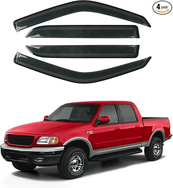 4PCS Window Rain Guards Shield Fit by CHYKORLA